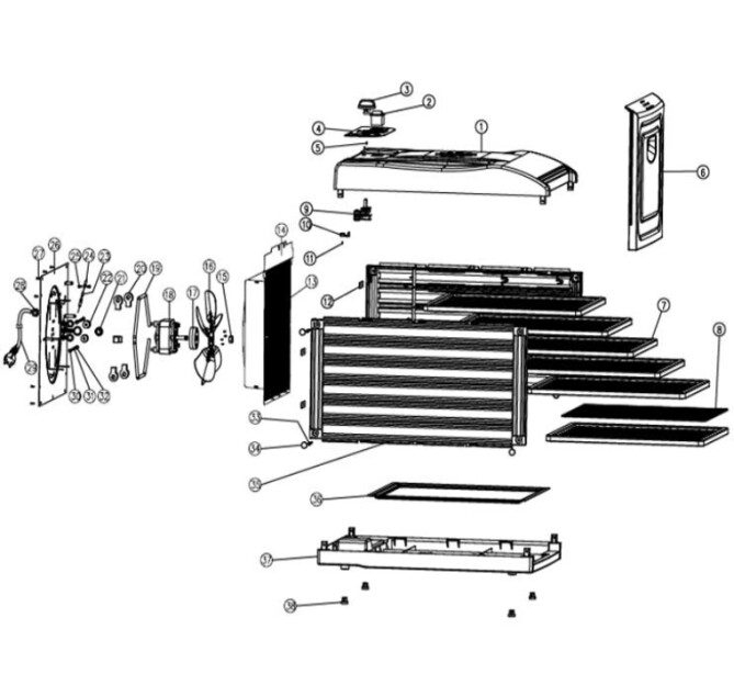 Horeca Parts - Lebensmitteltrockner Hendi 229019