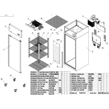 Horeca Parts - Szafa chłodnicza Hendi 232118 (MBF8116)