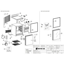 Horeca Parts - Szafa chłodnicza podblatowa Hendi Budget Line 200L - 236000 (UR200)