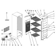 Horeca Parts - Szafa chłodnicza Hendi Budget Line 232675 (ER-ERG-EF-SS 600)