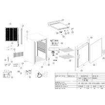 Horeca Parts - Budget Line refrigerated cabinet Hendi (200 l) - 236017 (UR200)