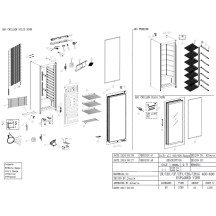 Horeca Parts - Kühlschrank Hendi Budget Line in weiß lackiertem Stahlgehäuse (400 L) - 236024 (UR 400)