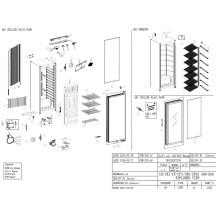 Horeca Parts - Szafa chłodnicza Hendi Budget Line w obudowie ze stali malowanej na biało (600 l) - 236048 (UR 600)