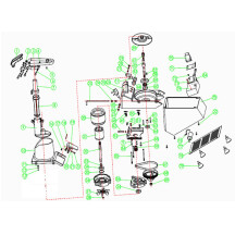 Horeca Parts - Szatkownica elektryczna z dużym otworem wlotowym z zestawem 5 tarcz, HENDI, 230V/750W, 500x250x(H)470mm