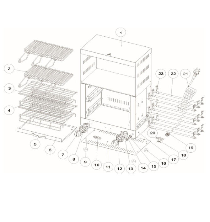 Horeca Parts - Toster Hendi 262214