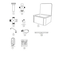 Horeca Parts - Umywalka bezdotykowa uruchamiana kolanem Hendi 810309