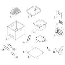 Horeca Parts - Sous vide device GN2 / 3 - Hendi 225264