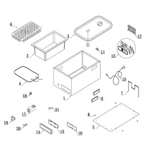 Horeca Parts - Sous vide device GN 1/1 - Hendi 225448