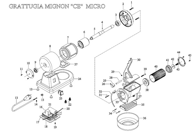 Horeca Parts - Device for cheese friction Hendi 226827