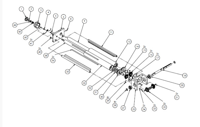 Horeca Parts - Wałkownica Hendi  500mm 226612 (DMA 500, 1D010002))