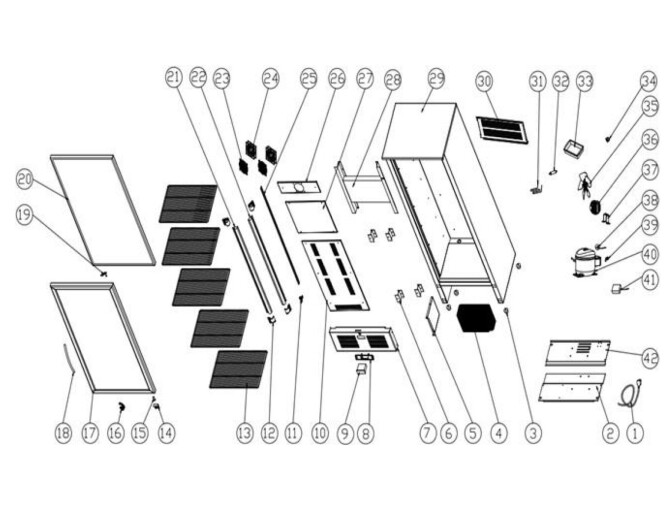 Horeca Parts - Chladicí vitrína Hendi 233924
