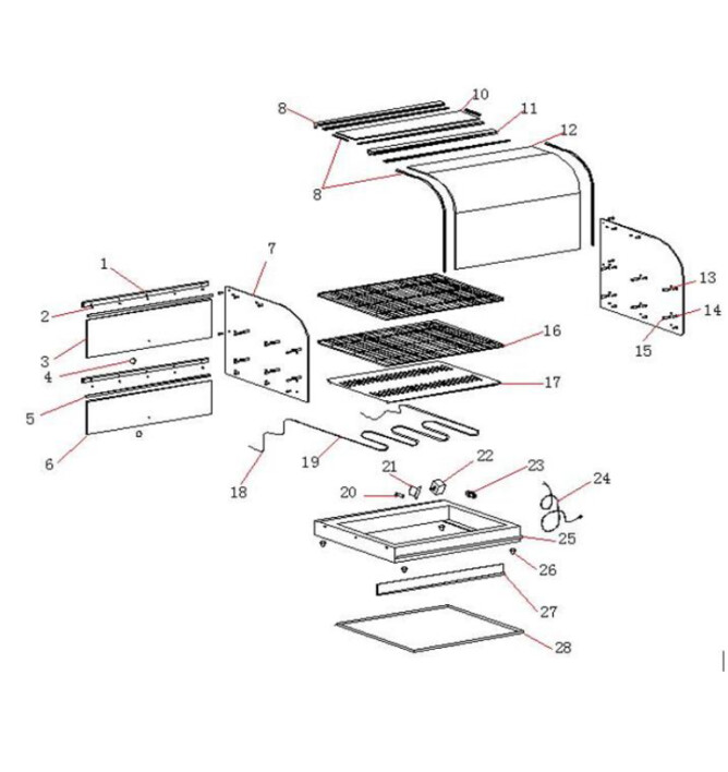 Horeca Parts - Hendi 273999 Heating showcase