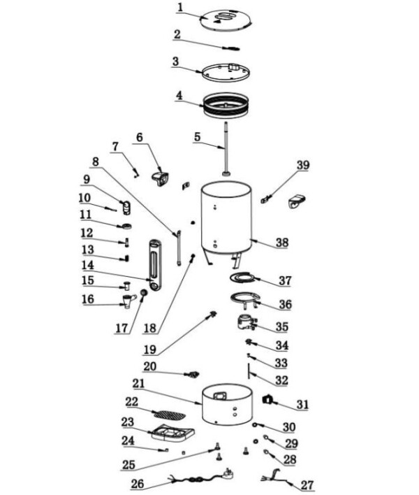 Horeca Parts - Zaparzacz do kawy Hendi Concept Line 211489