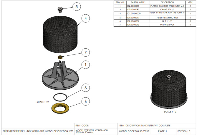 Horeca Parts - Myčka nádobí 50x50, manuální Hendi 230220 (Vergina 50)