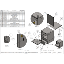 Horeca Parts - Zmywarka do naczyń 50x50, manualna, z dozownikiem detergentu Hendi 230237 (Vergina 50)
