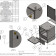 Horeca Parts - Myčka nádobí 50x50, ruční, s dávkovačem mycího prostředku a vypouštěcím čerpadlem Hendi 230251 (Vergina 50)