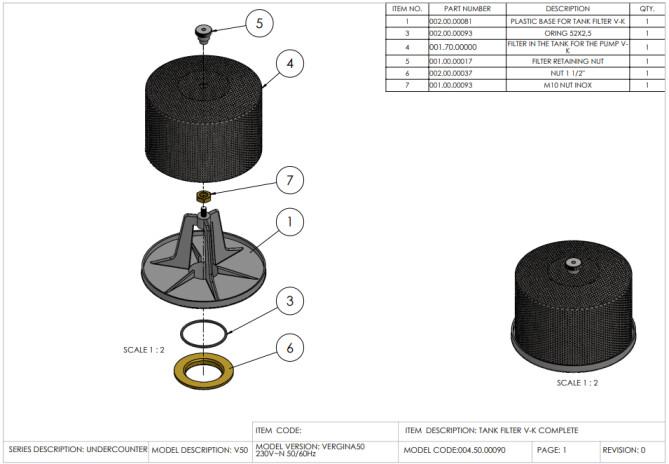 Horeca Parts - Geschirrspüler 50x50, manuell, mit Spülmittelspender und Ablaufpumpe Hendi 230251 (Vergina 50)