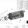 Horeca Parts - Myčka skla 40x40, ruční Hendi 230299 (Euroline 40)