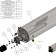 Horeca Parts - Hooded dishwasher, manual Hendi 230312 (Turbo 1500)