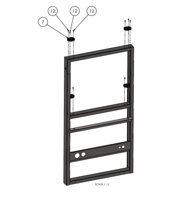 Horeca Parts - Hooded dishwasher, manual Hendi 230312 (Turbo 1500)