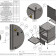 Horeca Parts - Geschirrspüler 50x50, manuell 400V, mit Spülmittelspender Hendi 233030 (Vergina 50)