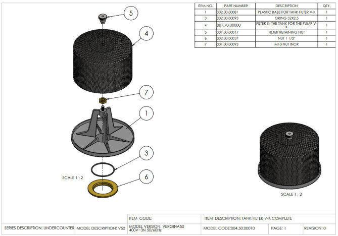 Horeca Parts - Geschirrspüler 50x50, manuell 400V, mit Spülmittelspender Hendi 233030 (Vergina 50)