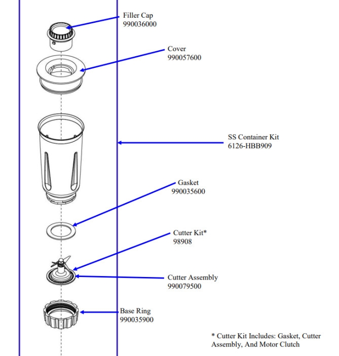 Horeca Parts - Blender Hamilton Beach HBB908