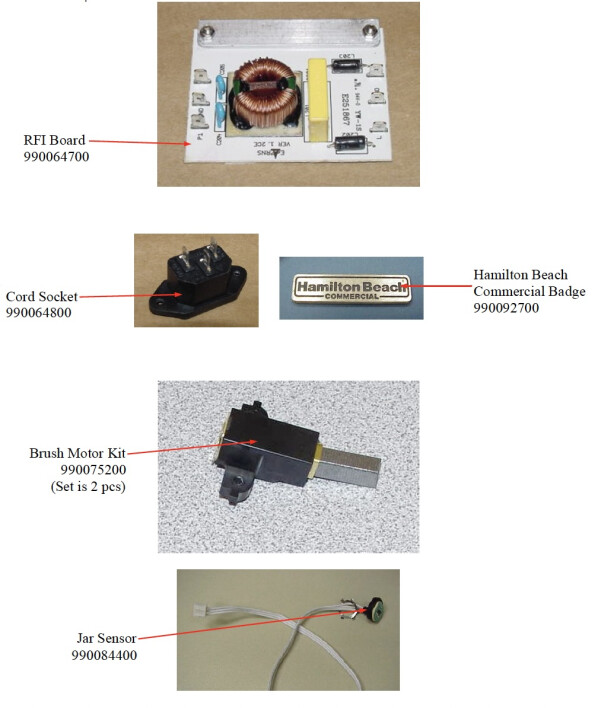 Horeca Parts - Blender Hamilton Beach HBH450 CE