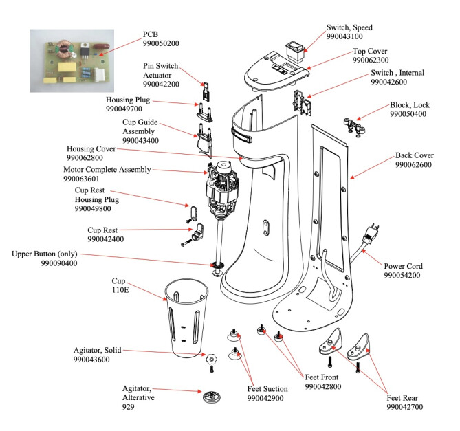 Horeca Parts - Mixér Hamilton Beach HMD200 CE