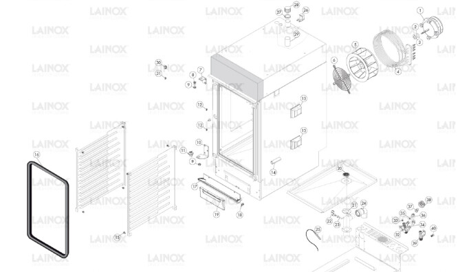 Horeca Parts - Konvektomat Lainox COES101R