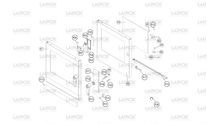 Horeca Parts - Convection steam oven Lainox CVES061R