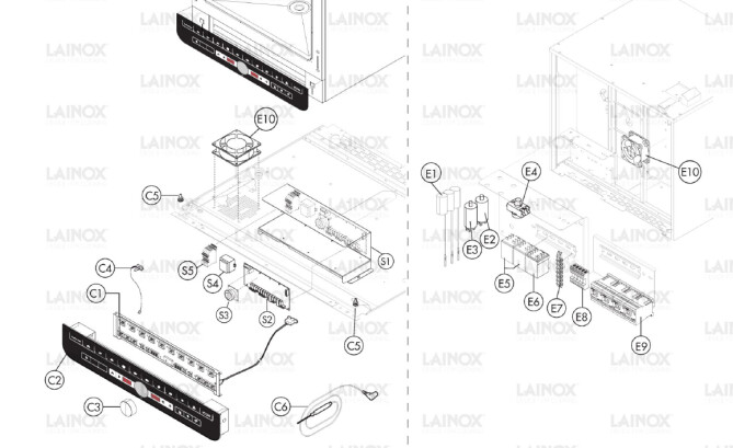 Horeca Parts - Convection steam oven Lainox ICET023