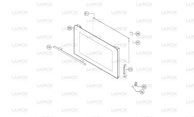 Horeca Parts - Piec konwekcyjno-parowy Lainox ICET041