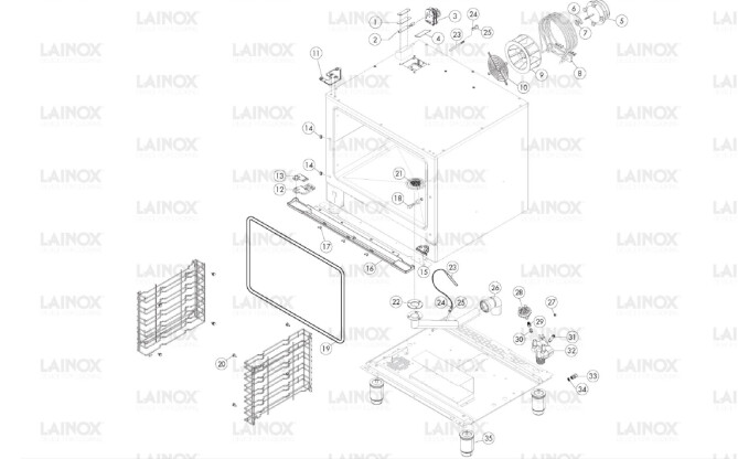 Horeca Parts - Konvektomat Lainox ICET051