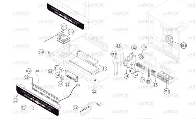 Horeca Parts - Convection steam oven Lainox ICET071