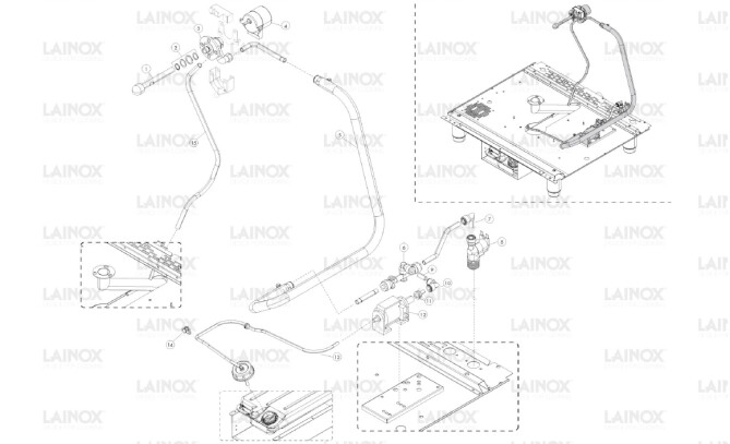 Horeca Parts - Piec konwekcyjno-parowy Lainox ICET071