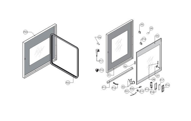 Horeca Parts - Piec konwekcyjno-parowy Lainox KVE081S