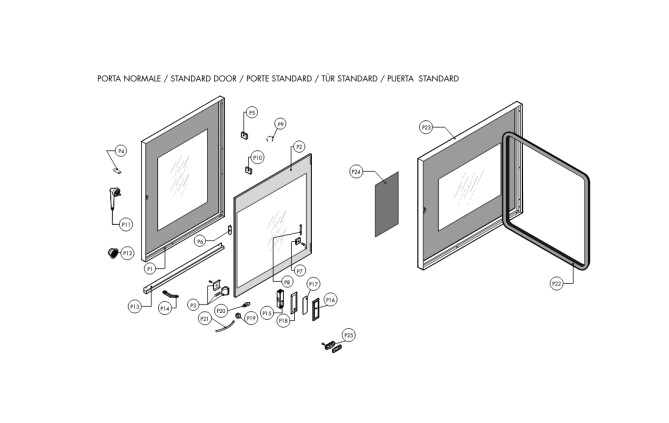 Horeca Parts - Piec konwekcyjno-parowy Lainox NAEV071R