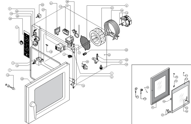 Horeca Parts - Konvektomat Lainox REC051M