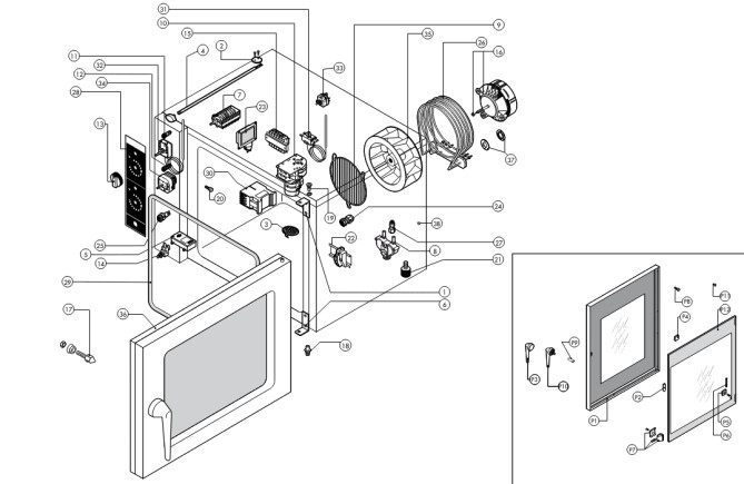 Horeca Parts - Piec konwekcyjno-parowy Lainox REV051M