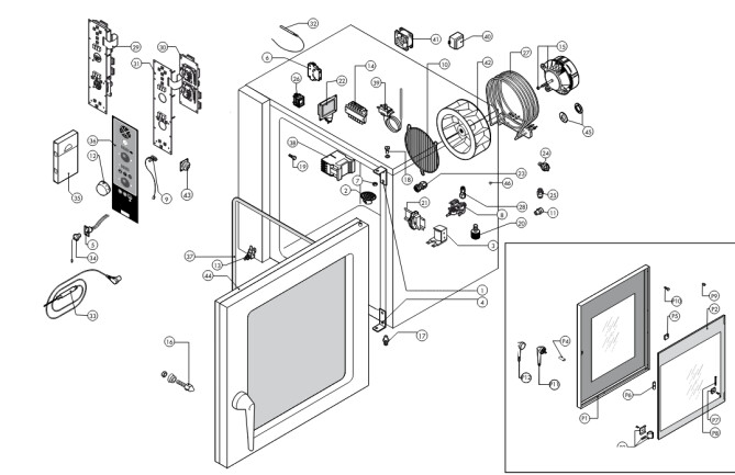 Horeca Parts - Piec konwekcyjno-parowy Lainox REV071S