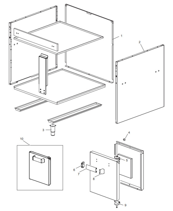 Horeca Parts - Frytownica elektryczna MBM 13L EF477