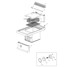 Horeca Parts - Fritéza Plynová  MBM 1x14L MG7GF477