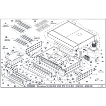 Horeca Parts - Konvektionspizzaofen mit Befeuchtung 10x 400x600, 850x980x1110 mm | MORETTI FORNI, MFF100