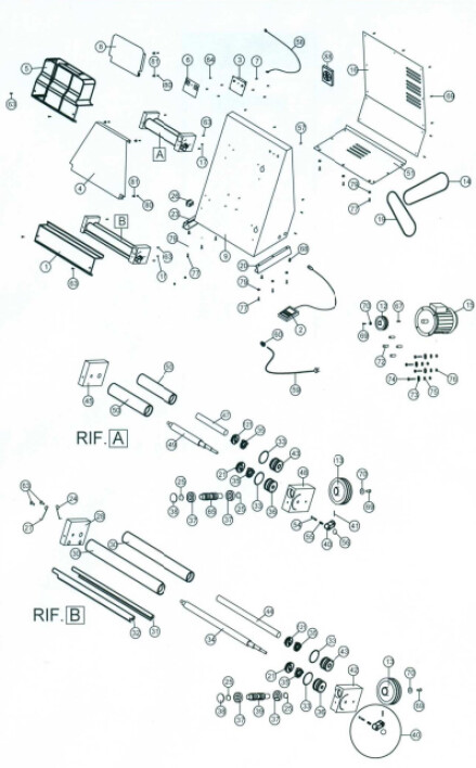 Horeca Parts - Rollenhäcksler Moretti Forni MFIF40P