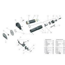 Horeca Parts - Nóż elektryczny do Kebaba Potis S150 (H8000)