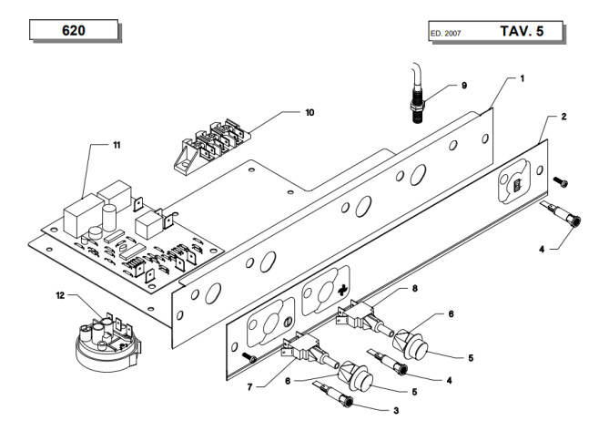 Horeca Parts - Dishwasher Gastronomic Silanos 620