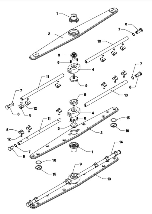 Horeca Parts - Gastronomie-Geschirrspüler Silanos N700