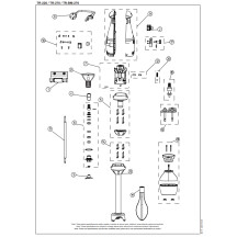 Horeca Parts - Mikser ręczny Sammic TR-200 (3030550)