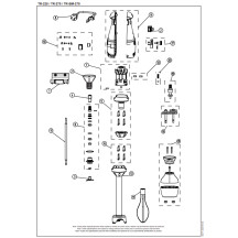 Horeca Parts - Mikser ręczny Sammic TR-220 (3030092)